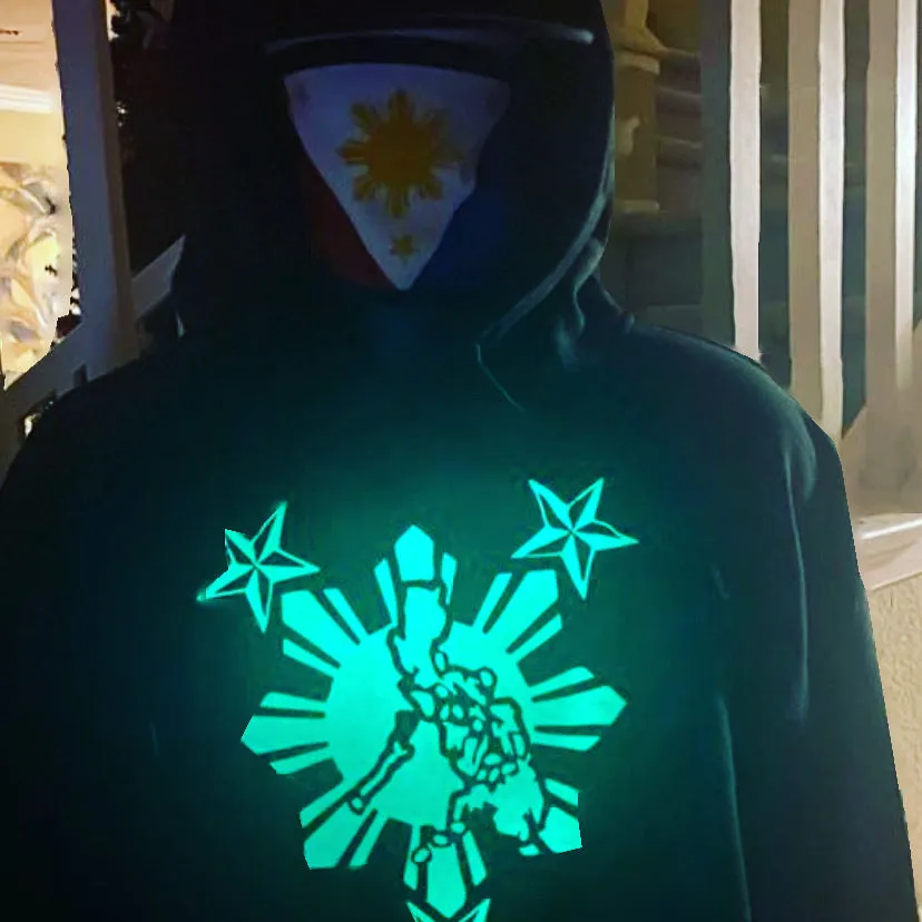 3 Stars and Sun KIDS Glow Hoodies Glow in the Dark