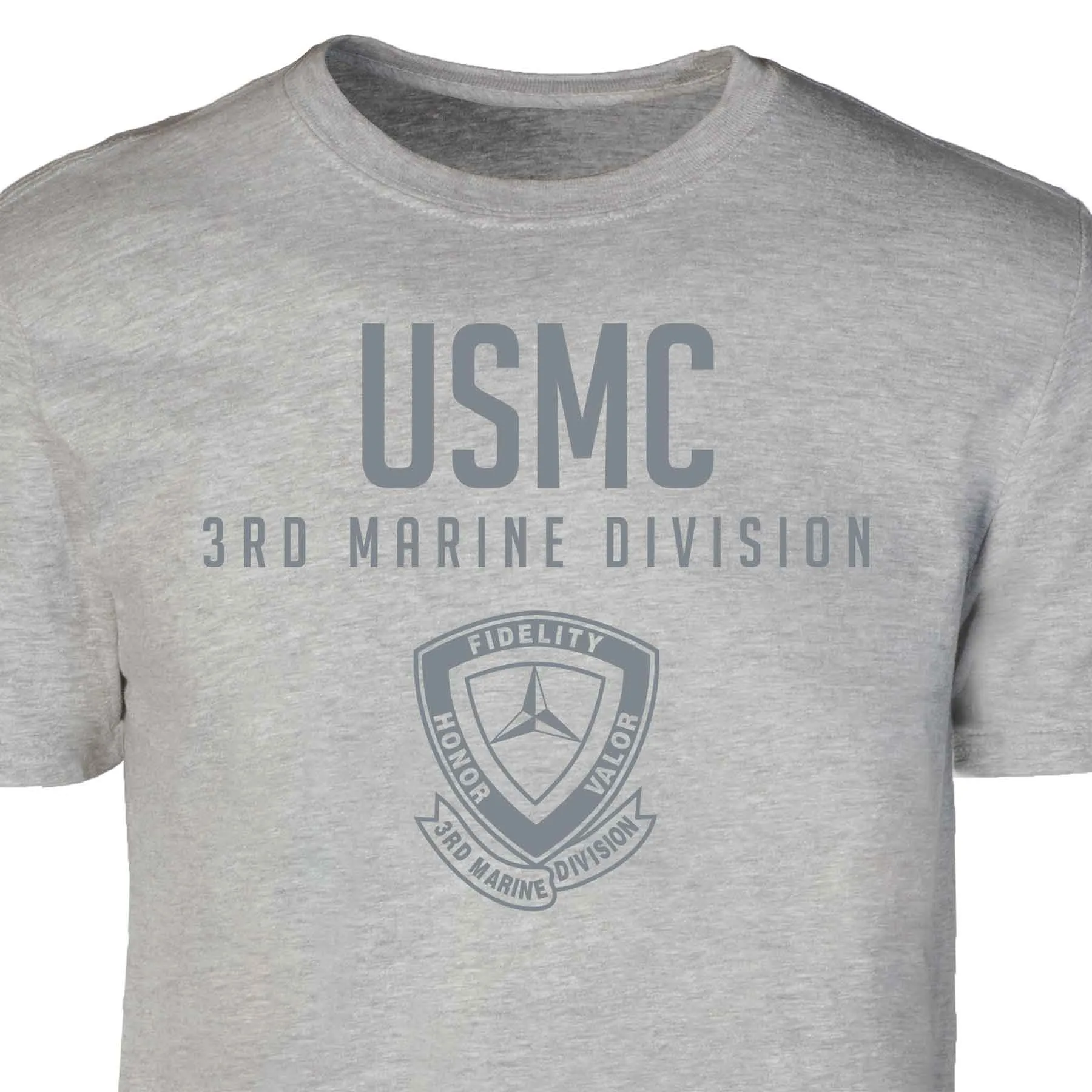 3rd Marine Division Tonal Patch Graphic T-shirt