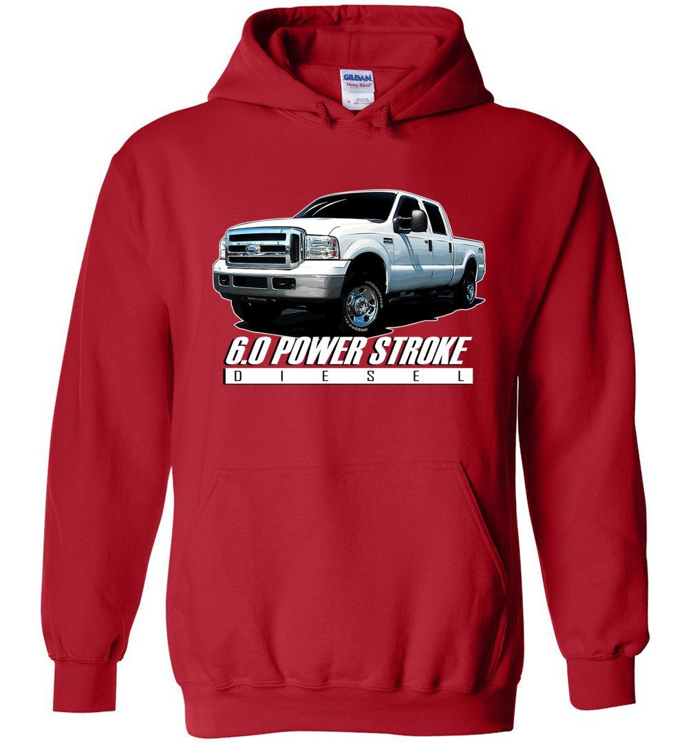 6.0 Powerstroke Hoodie Power Stroke Sweatshirt With F250 Crew Cab