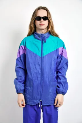 90s retro windbreaker multi