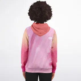 a hoodie with pinks