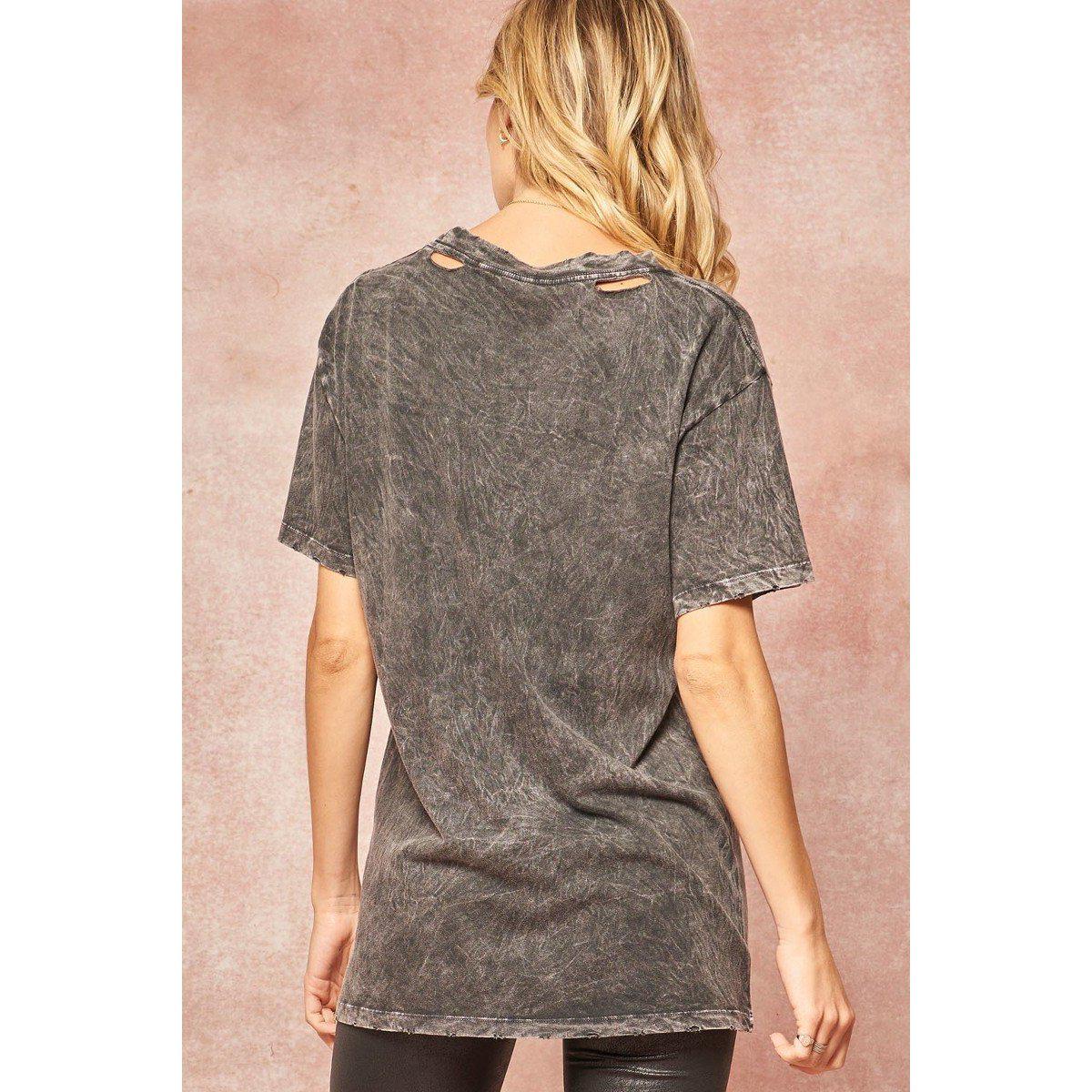 A Mineral Washed Graphic T-shirt