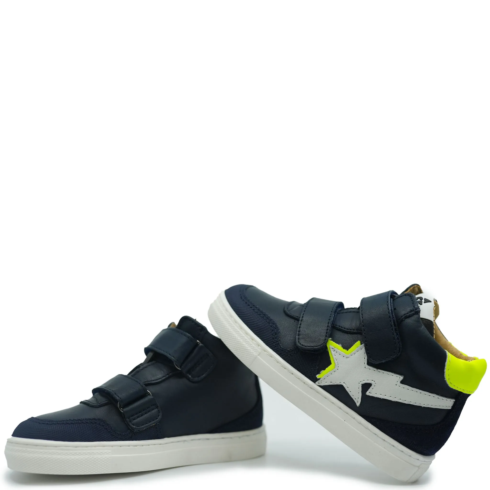 Acebos Navy Star Velcro Sneaker