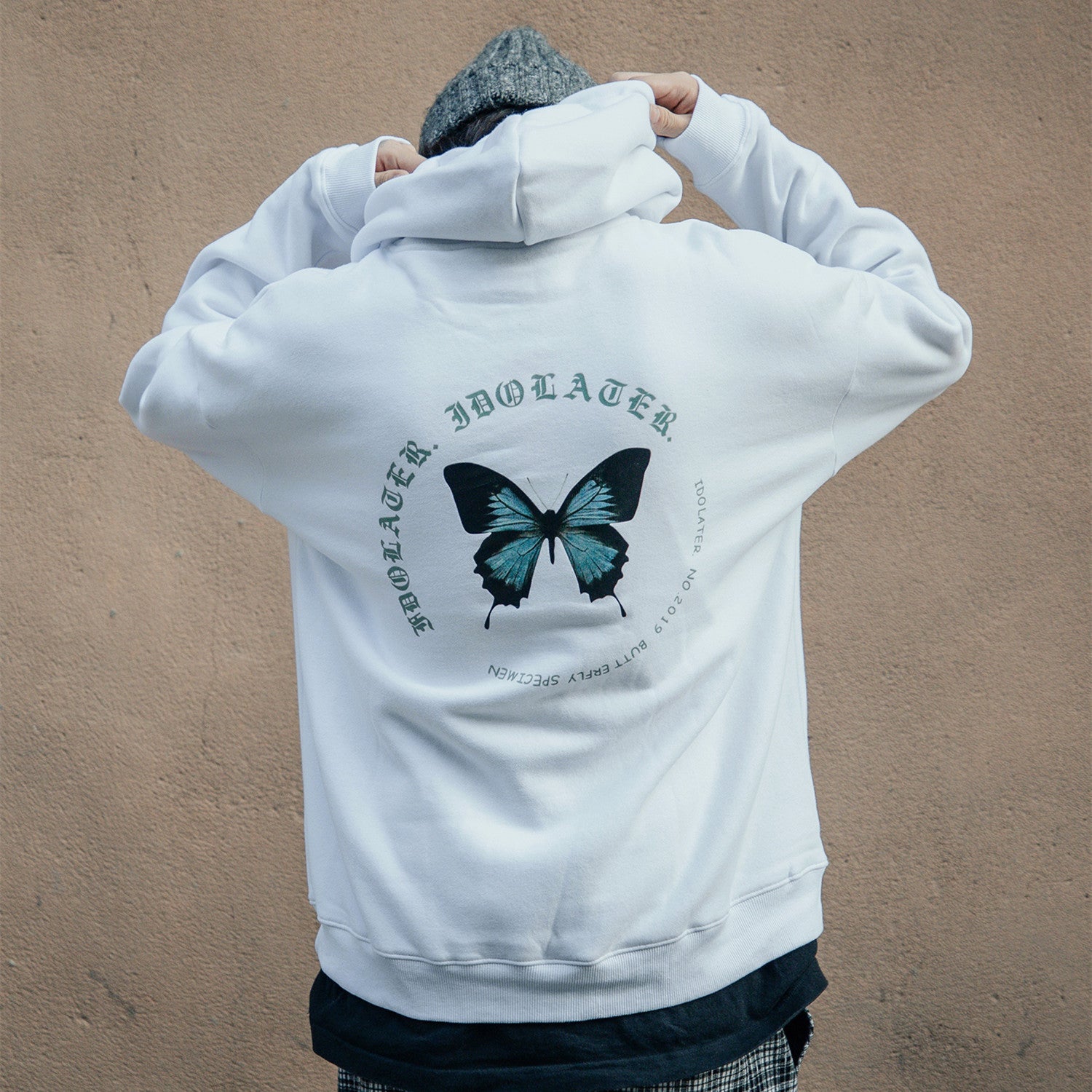 Add Fleece Hoodie To Make Old Butterfly Hoodie