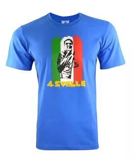 Adidas 14 World Cup Italy Mens Blue T-Shirt