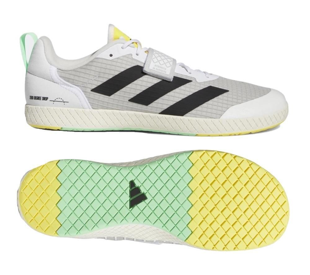 adidas Mens Total Squat Shoes Deadlift White Gym