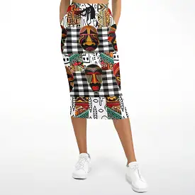 Africa Bombastic Eco-Poly Long Pocket Skirt