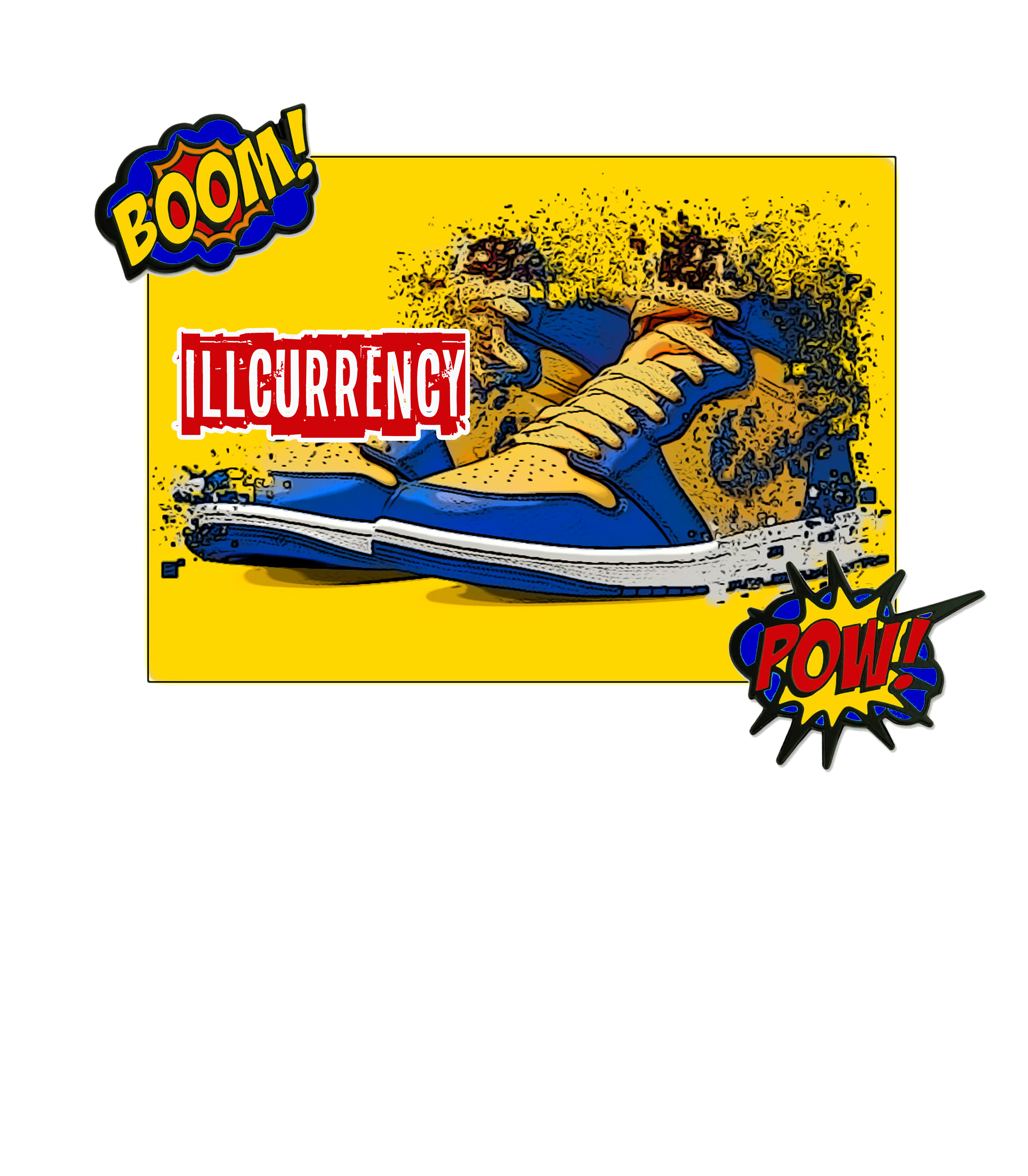 Air Jordan 1 High OG WMNS “Reverse Laney” Royal Blue T-Shirt (Shattered Laney's)