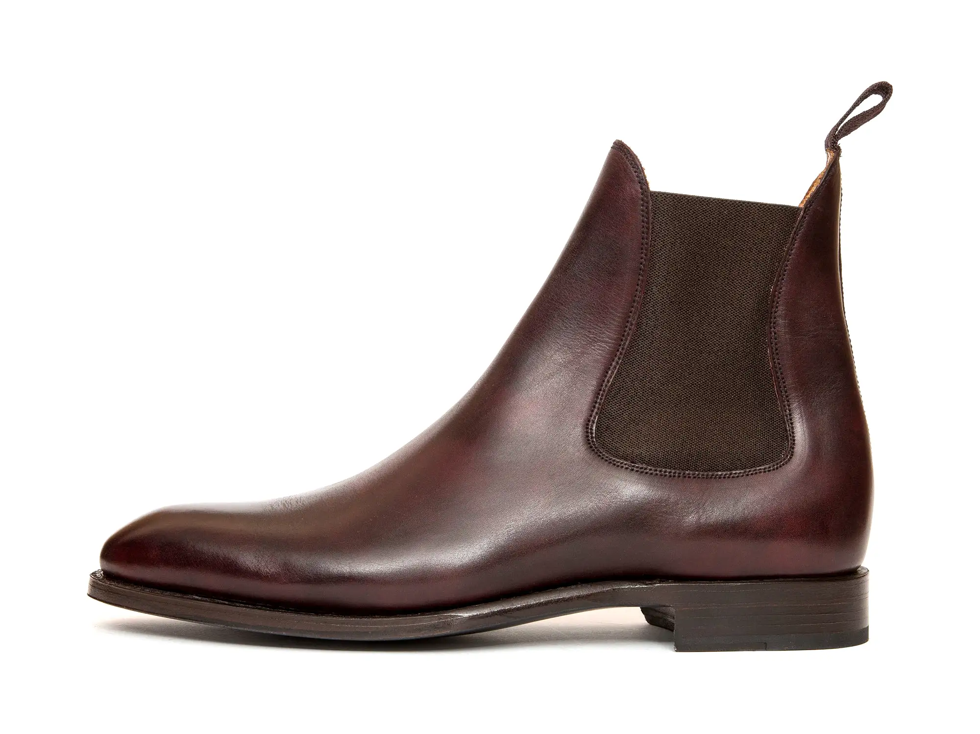 Alki - MTO - Plum Museum Calf - NGT Last - Single Leather Sole