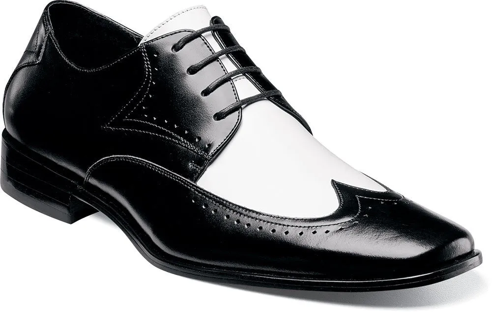 Atticus Two-Tone Wing Tip Oxford by Stacy Adams