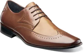 Atticus Two-Tone Wing Tip Oxford by Stacy Adams