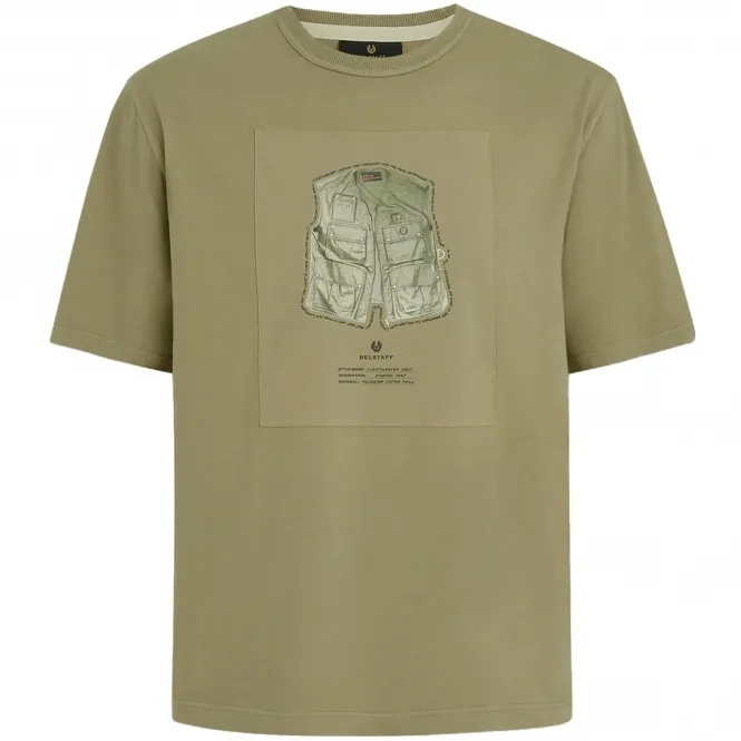 Belstaff Castmaster Graphic T-Shirt - Aloe