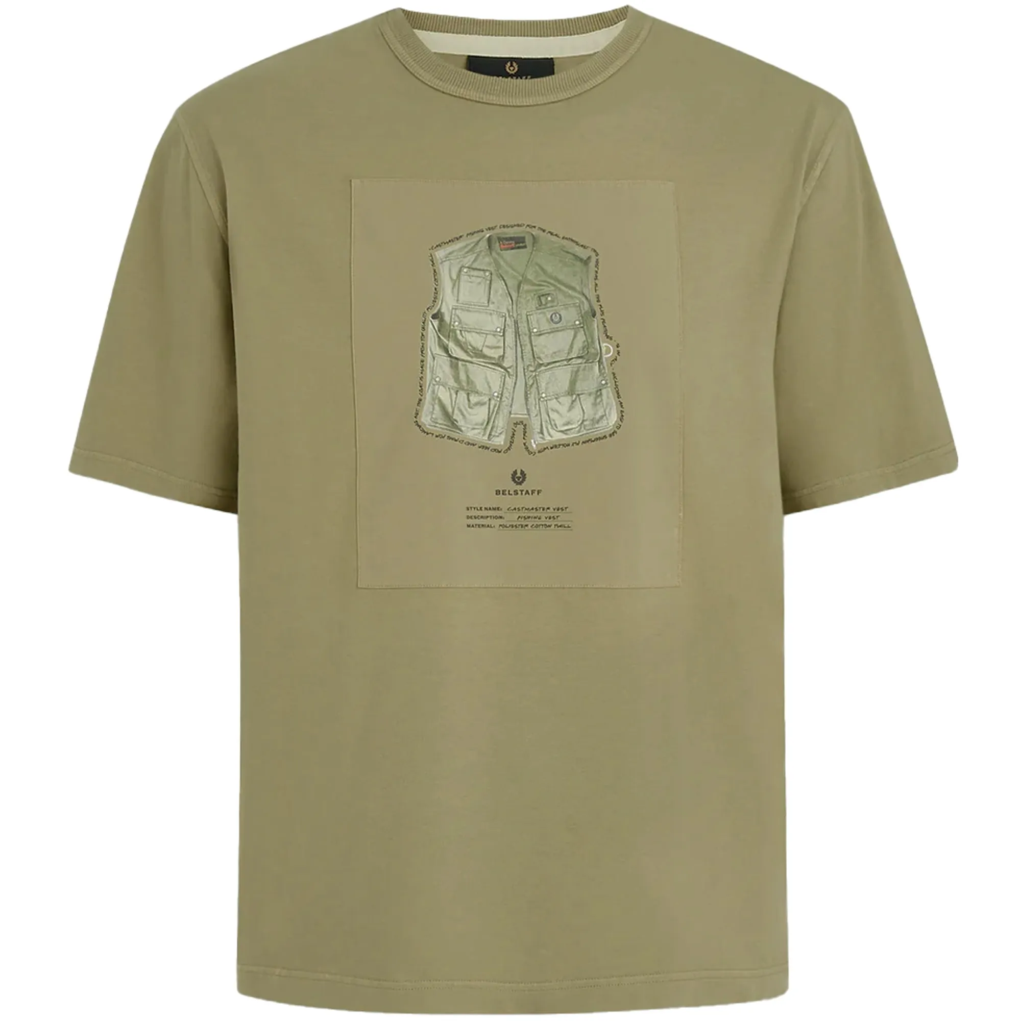 Belstaff Castmaster Graphic T-Shirt - Aloe