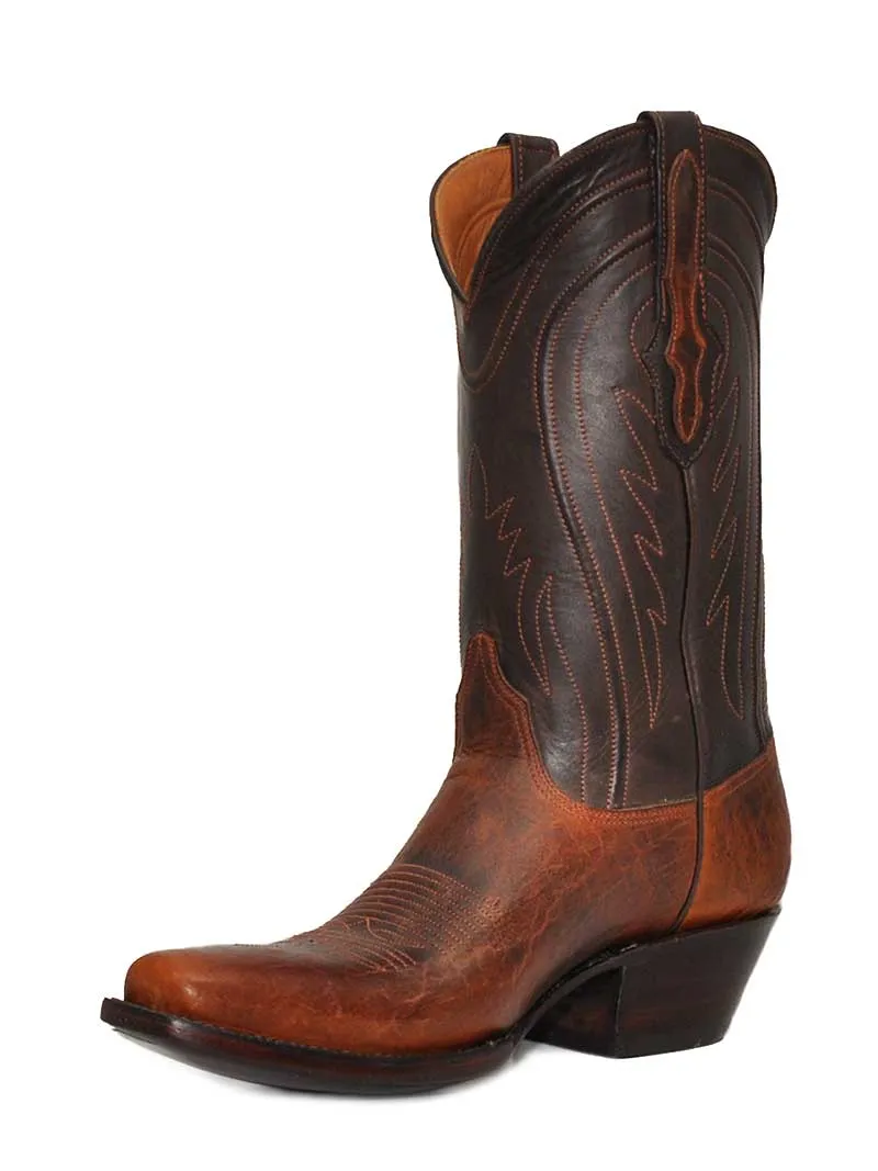 Black Jack TN489-V4 Mens Buffalo Shoulder Western Boots Tan