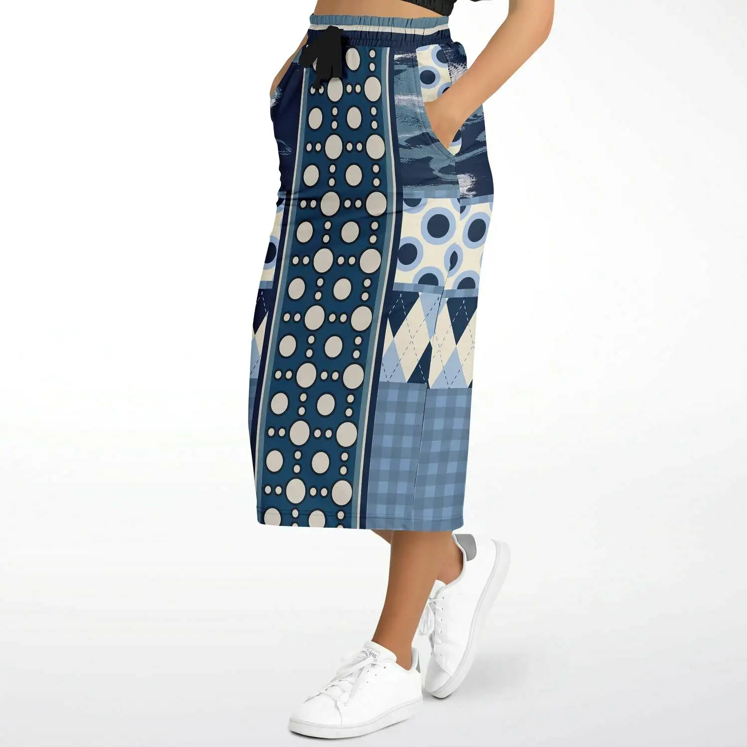 Blueberry Hill Eco-Poly Long Pocket Skirt