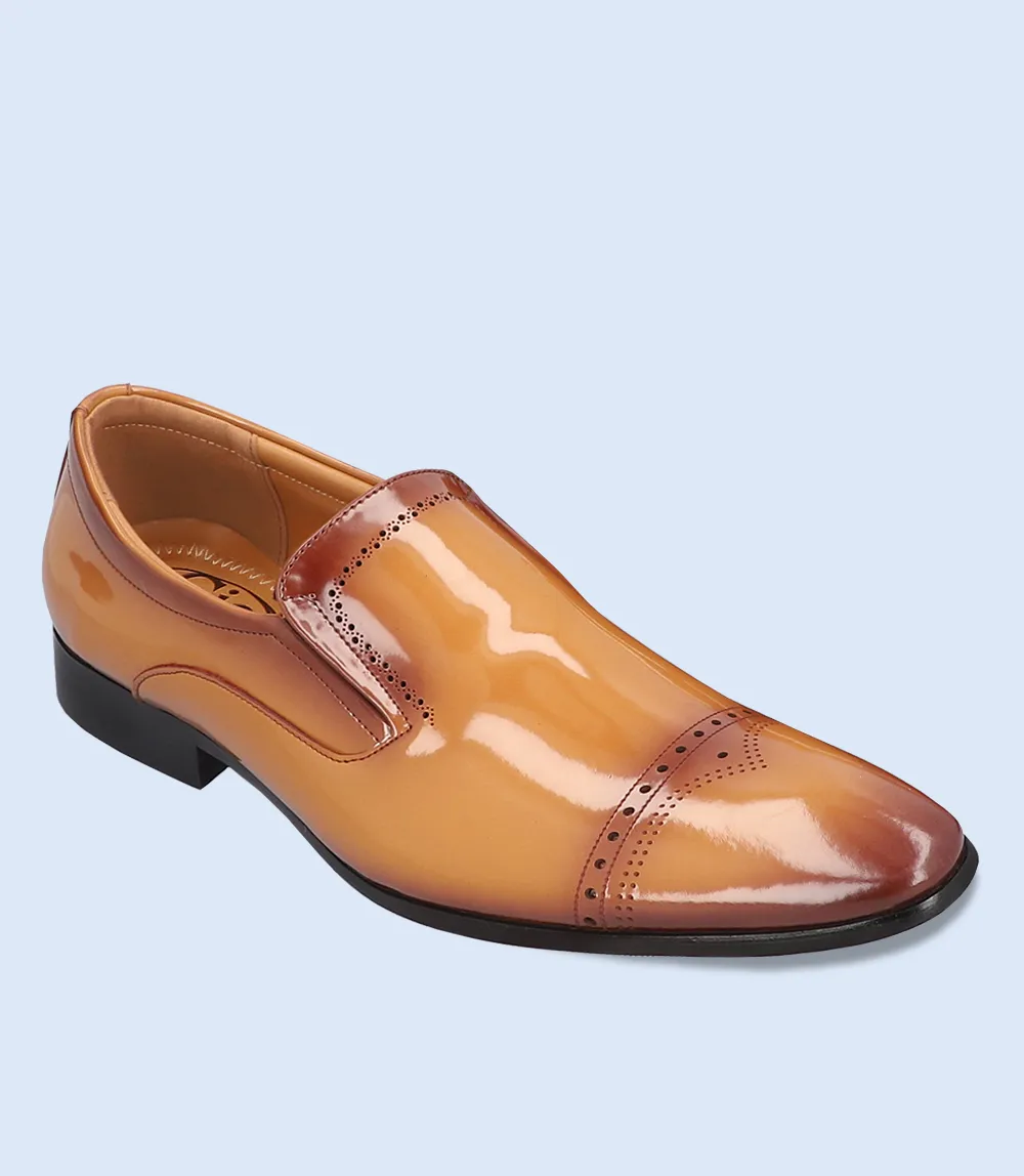 BM5052-TAN-Men Formal Slip-on's