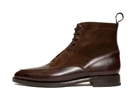 Bremerton - MTO - Dark Brown Museum Calf / Dark Brown Suede - TMG Last - Double Leather Sole