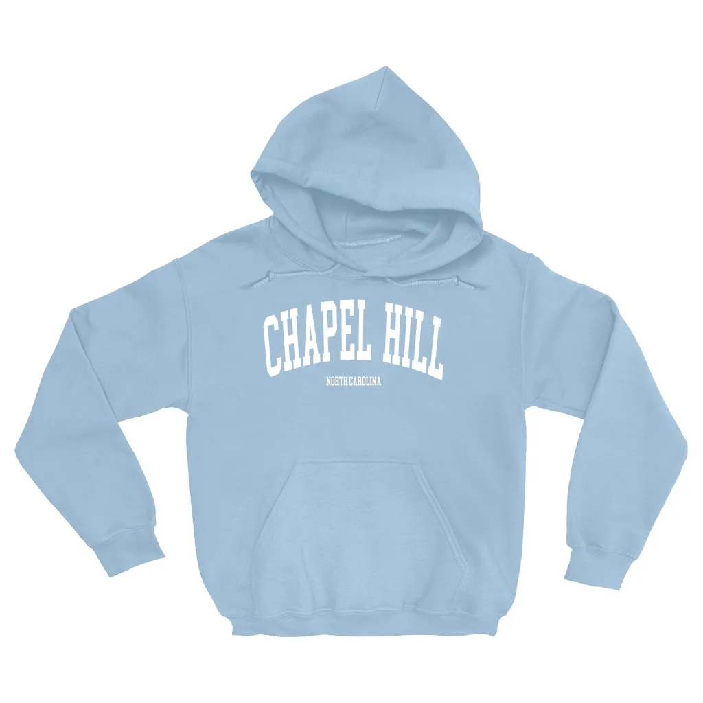 Chapel Hill North Carolina Classic Blue Adult Hoodie