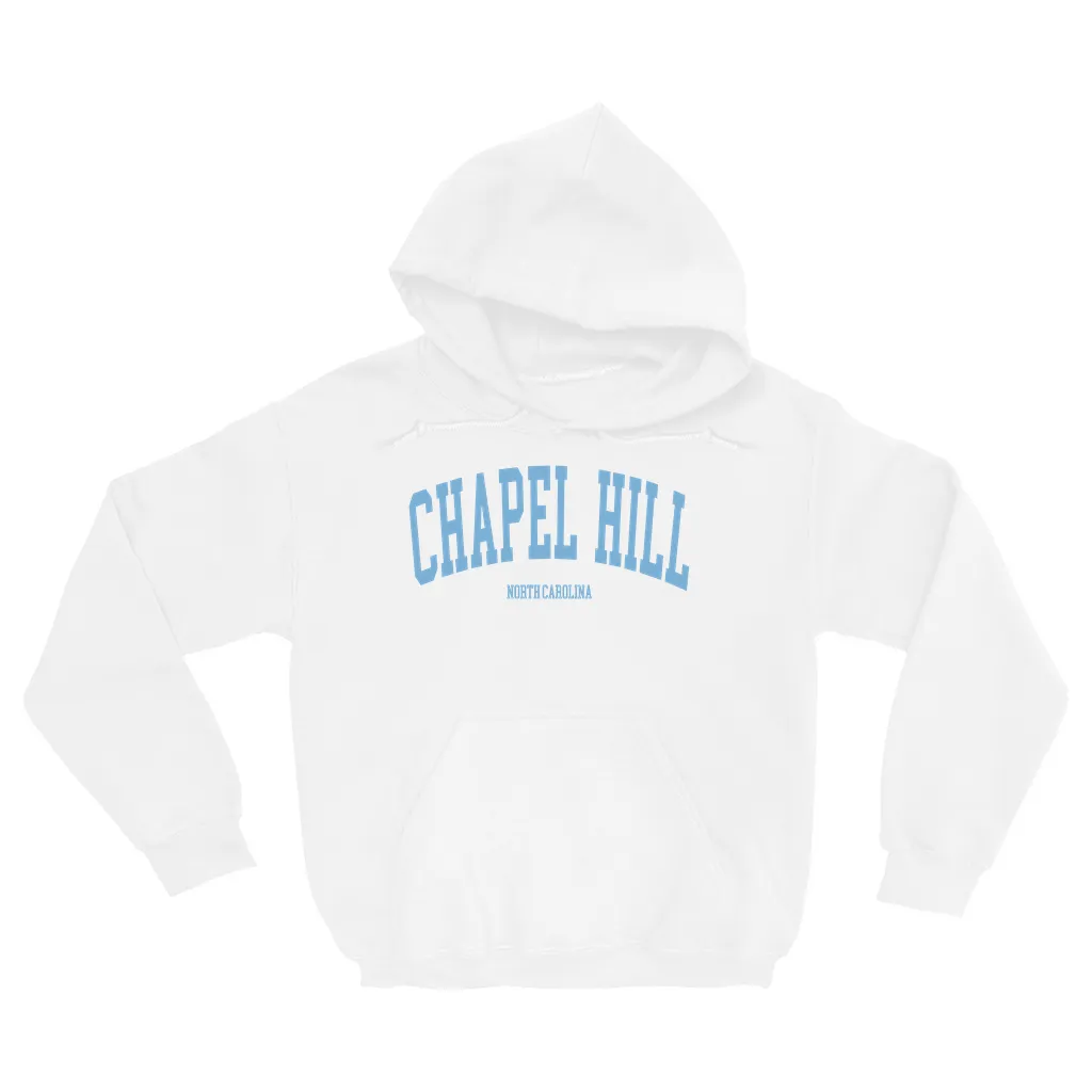 Chapel Hill North Carolina Classic White Adult Hoodie