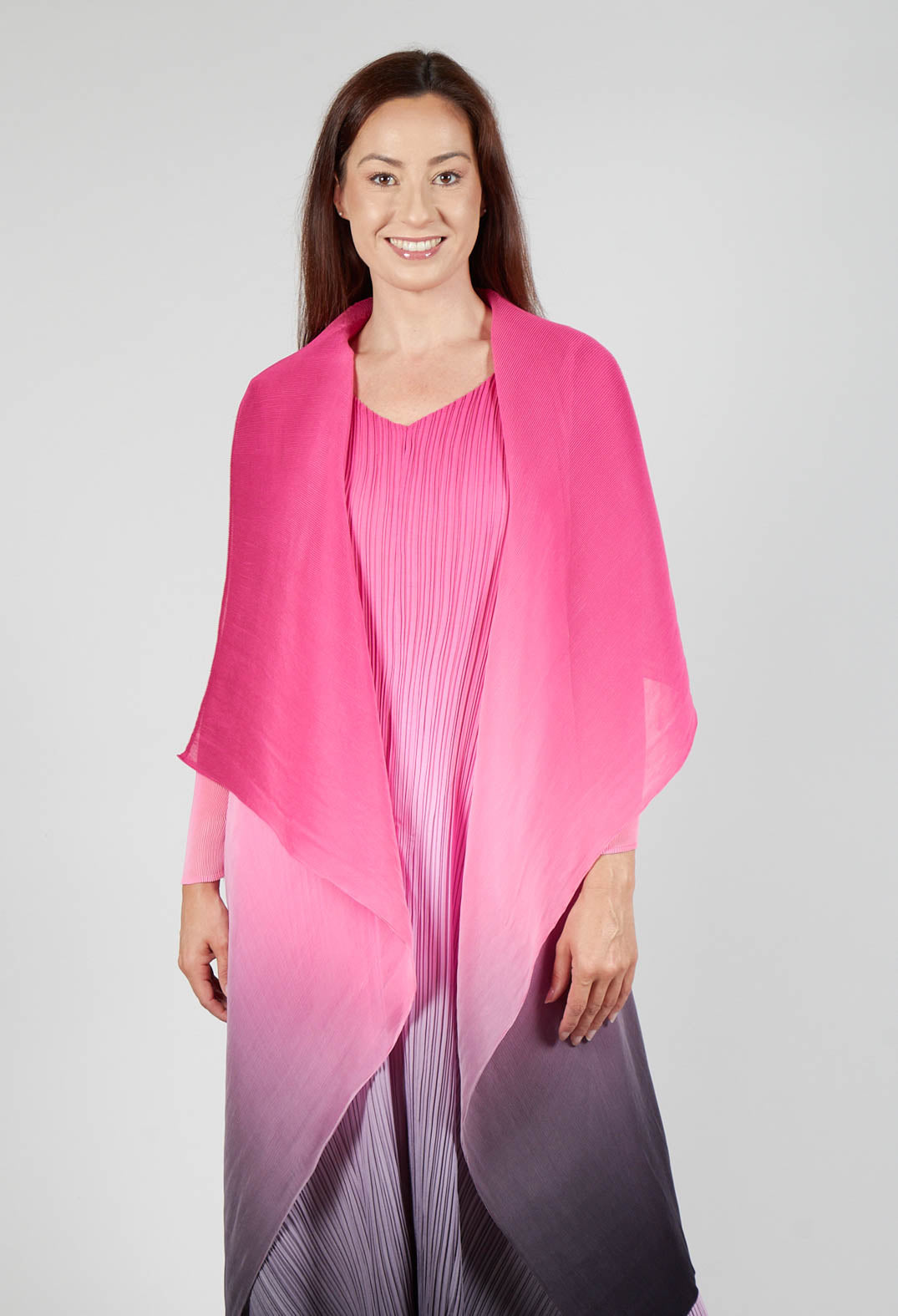 Collare Coat in Cabaret Pink