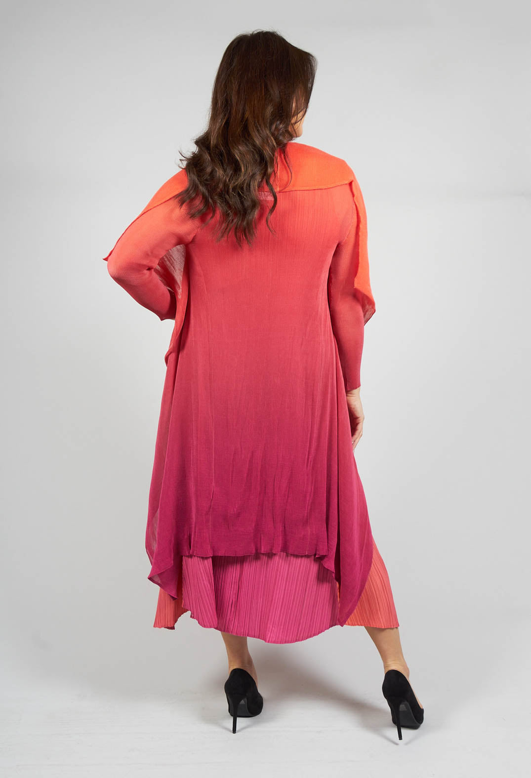 Collare Coat in Flame Beet