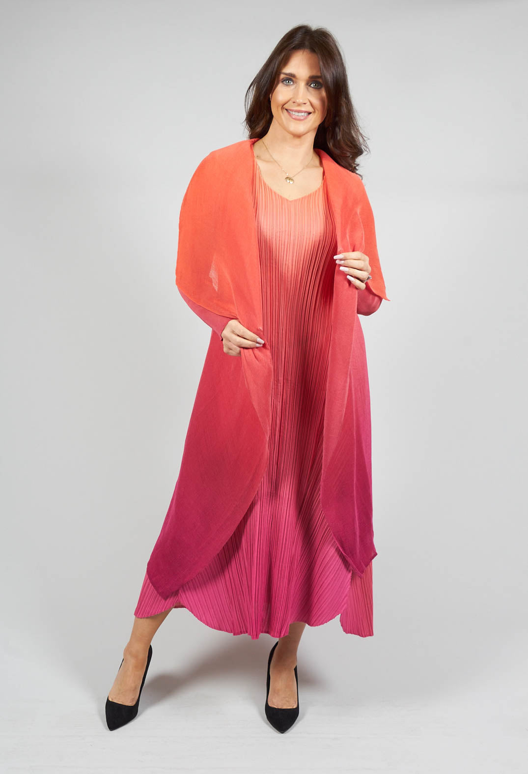 Collare Coat in Flame Beet