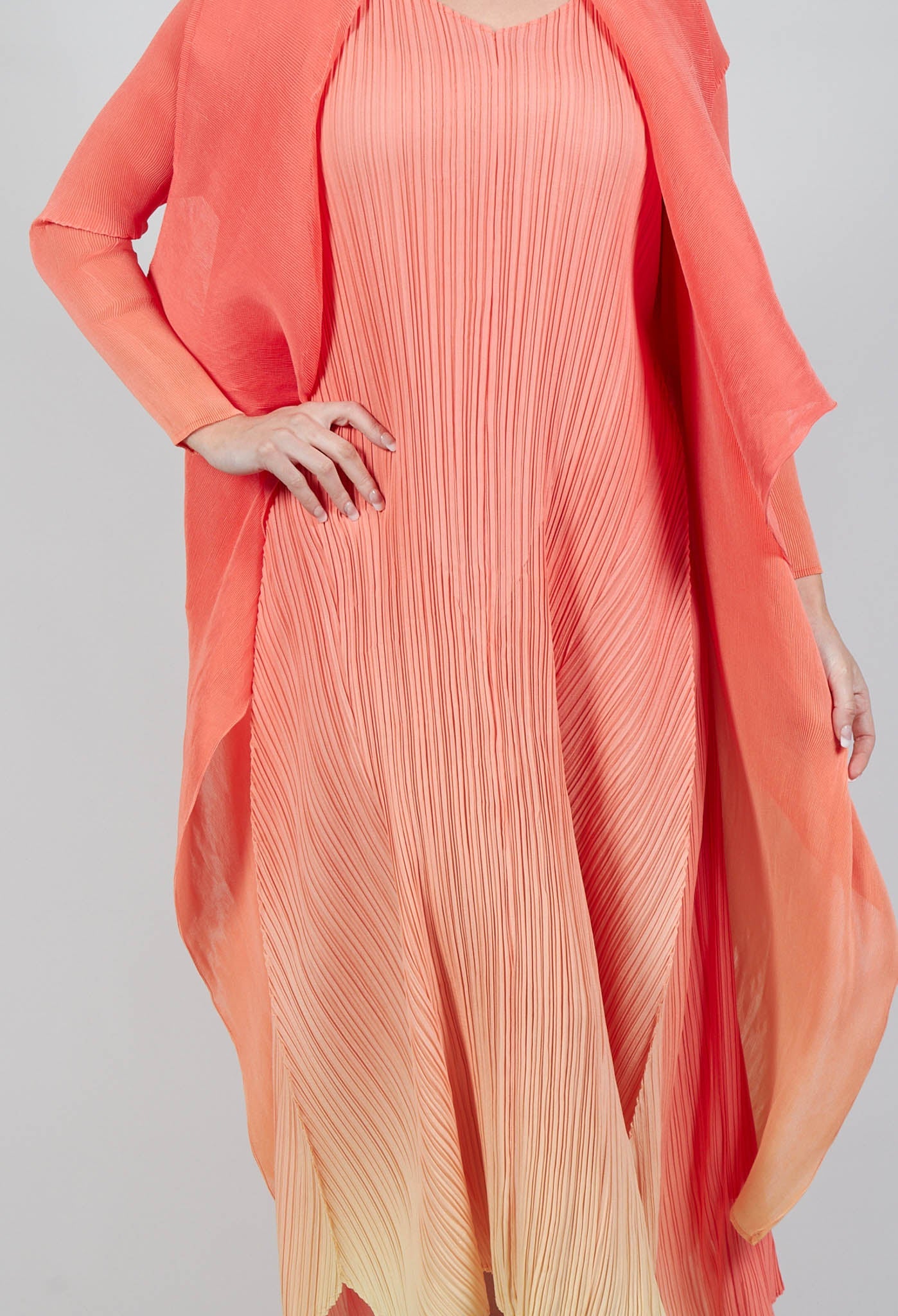 Collare Coat in Peach Lemonade