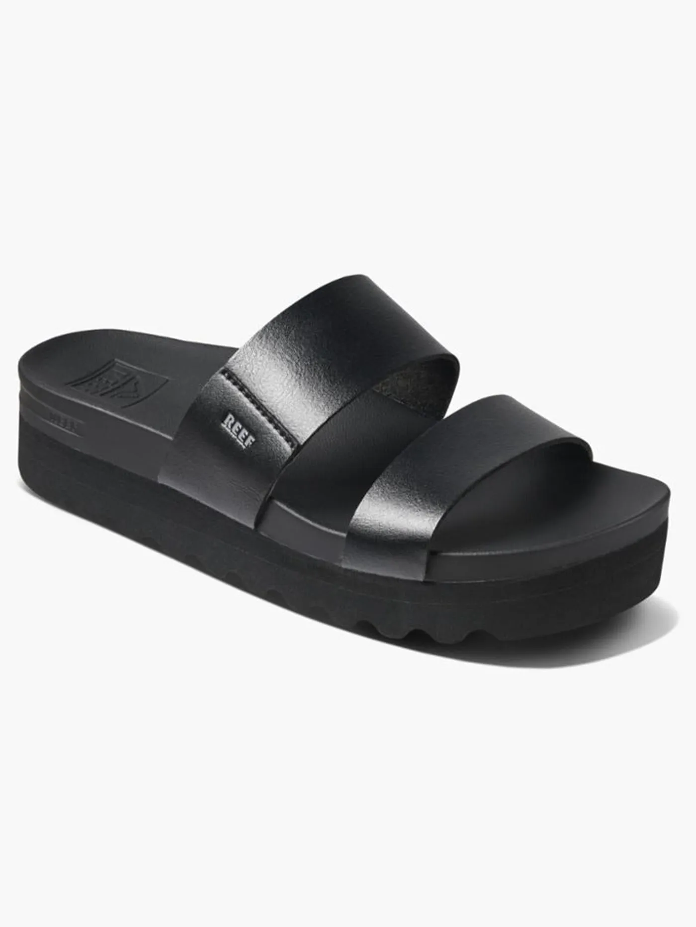 Cushion Vista Hi Black/Black Sandals