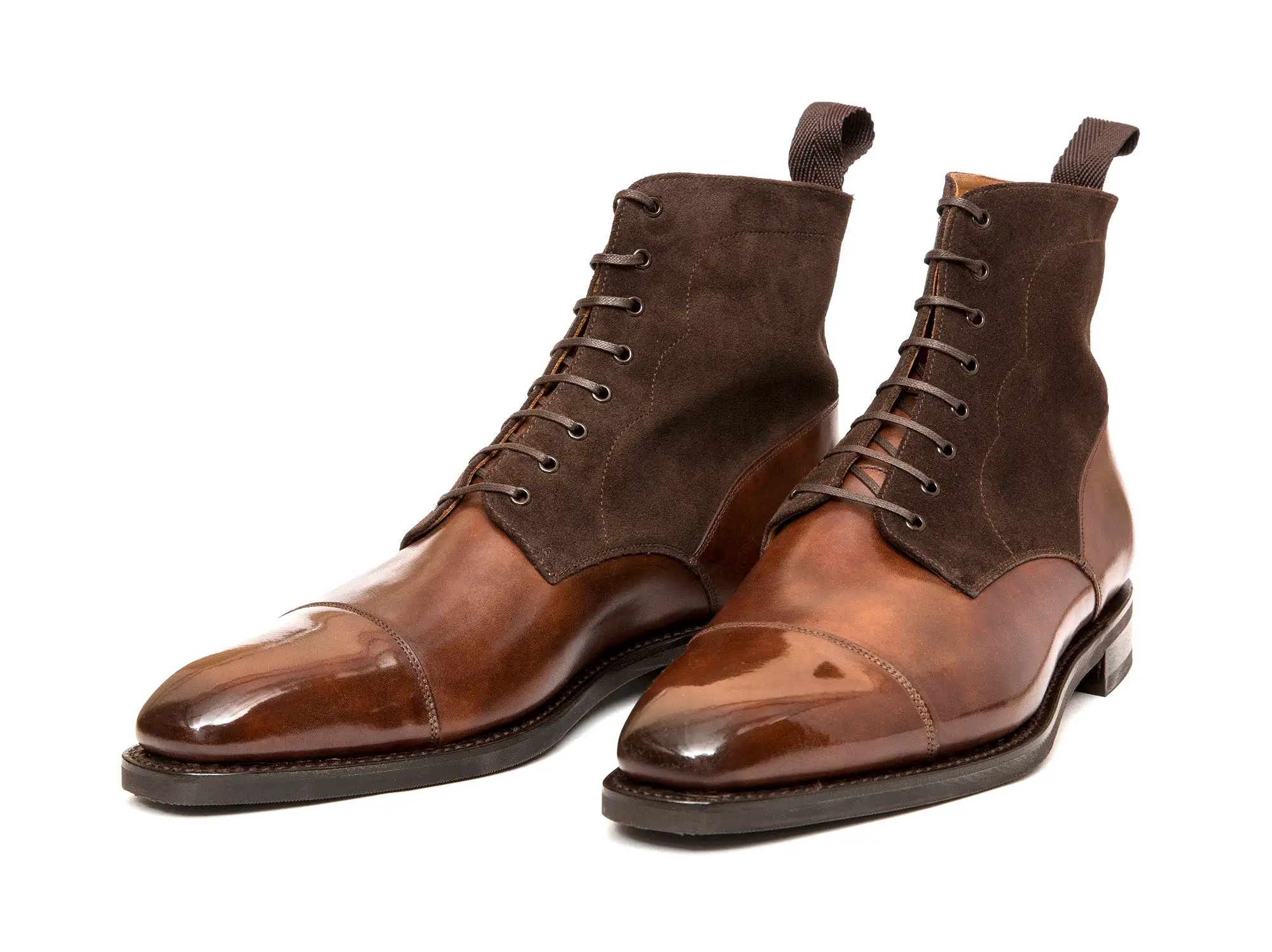 Delridge - MTO - Walnut Museum Calf / Bitter Chocolate Suede - LPB Last - City Rubber Sole