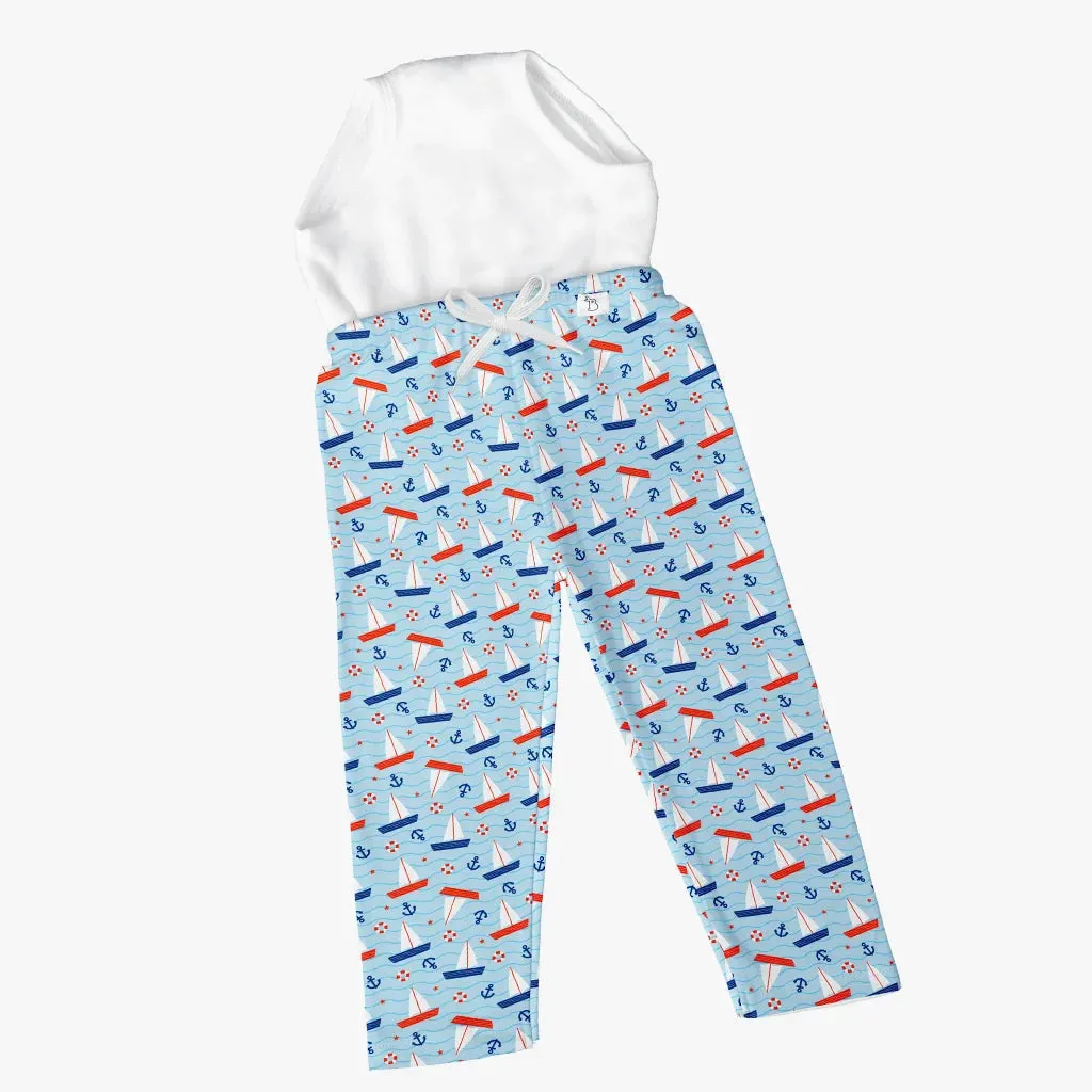 Diaper Pants with drawstring - Sail Tales