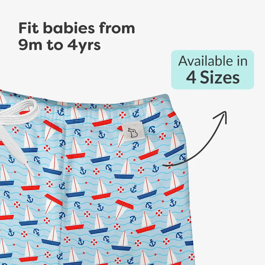 Diaper Pants with drawstring - Sail Tales