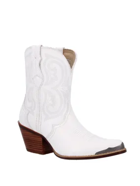 Durango DRD0465 Womens Crush Ankle Western Boot White