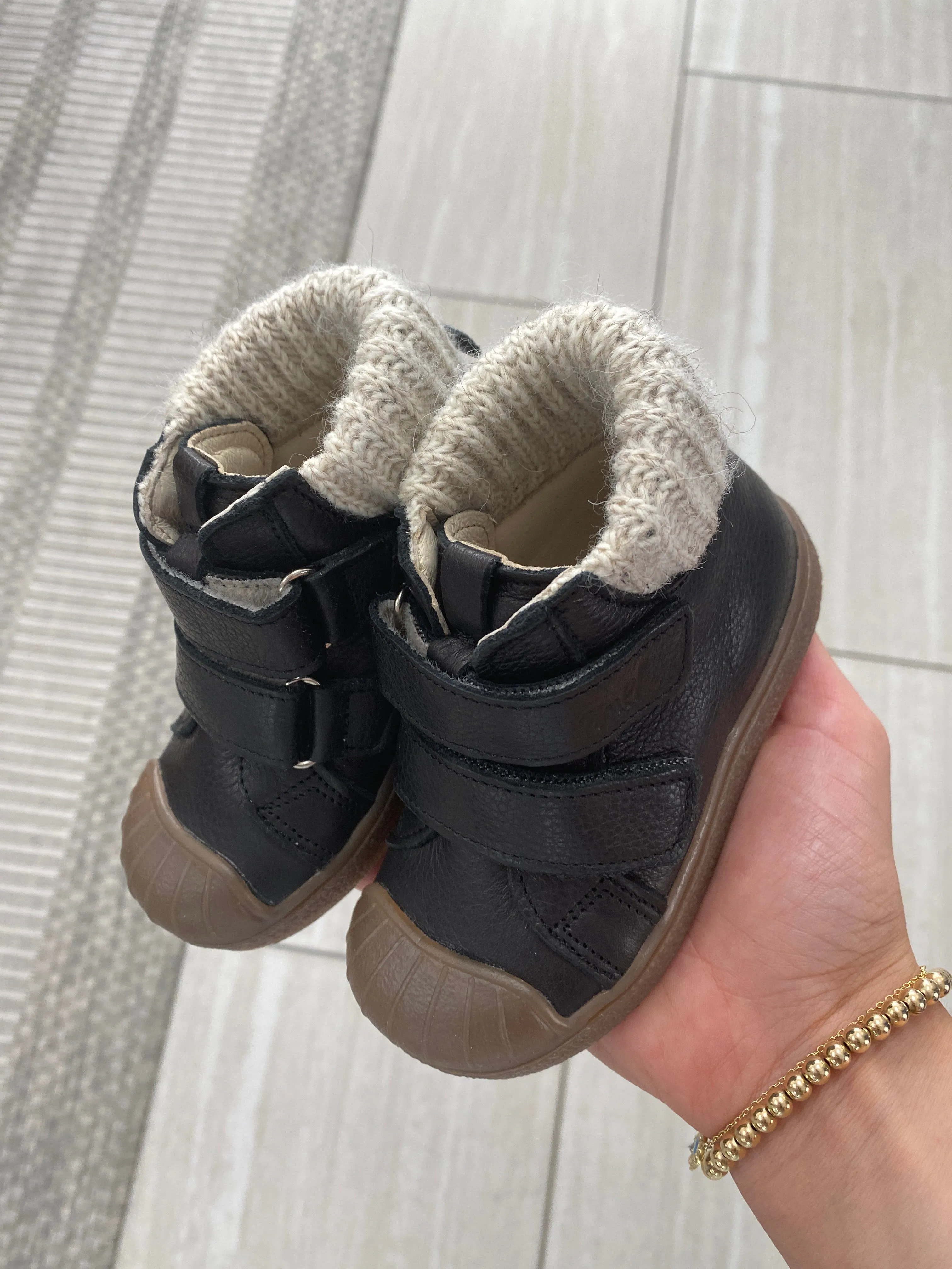 Emel Black Sweater Baby Sneaker