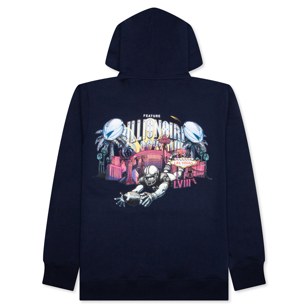 Feature x Billionaire Boys Club Stadium Hoodie - Navy