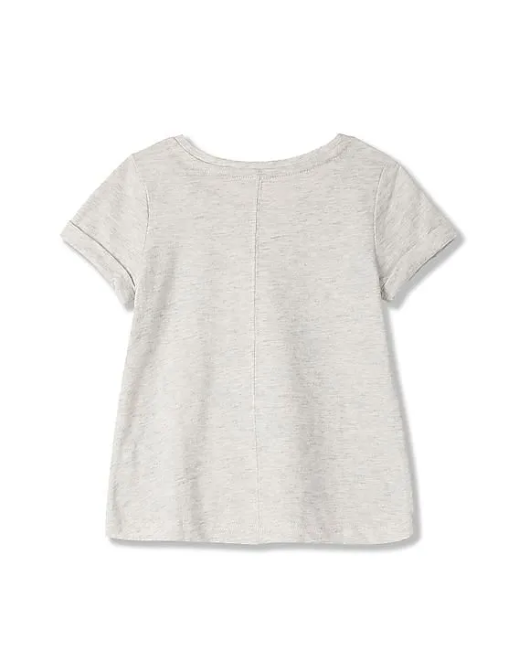 GAP Baby Grey Short Sleeve City Graphic Tee