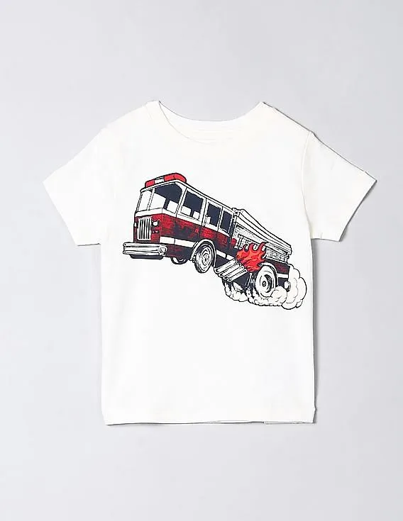 GAP Baby White Short Sleeve Graphic Tee