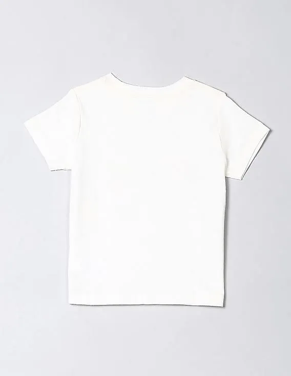 GAP Baby White Short Sleeve Graphic Tee