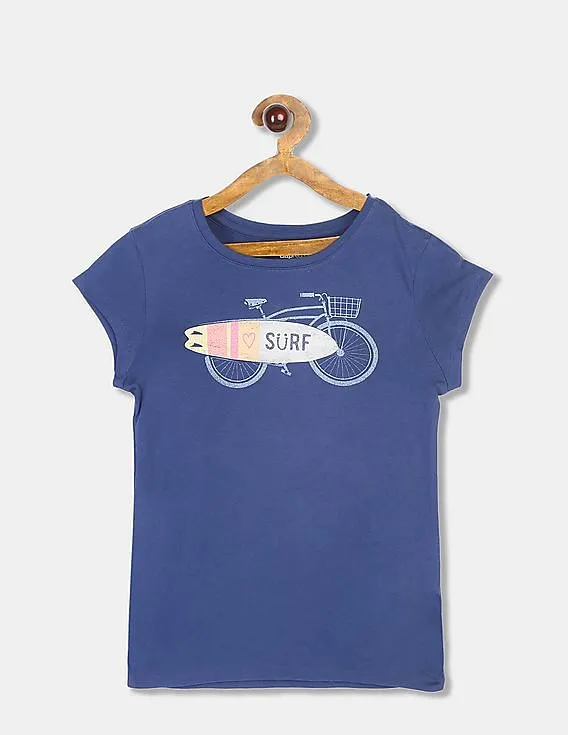 GAP Girls Embellished Graphic Tee