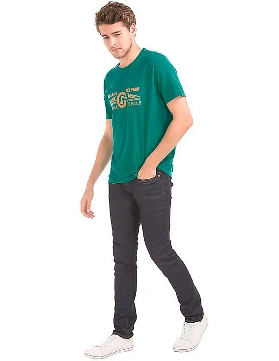 GAP Men Green Destination Graphic Tee