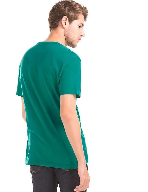 GAP Men Green Destination Graphic Tee