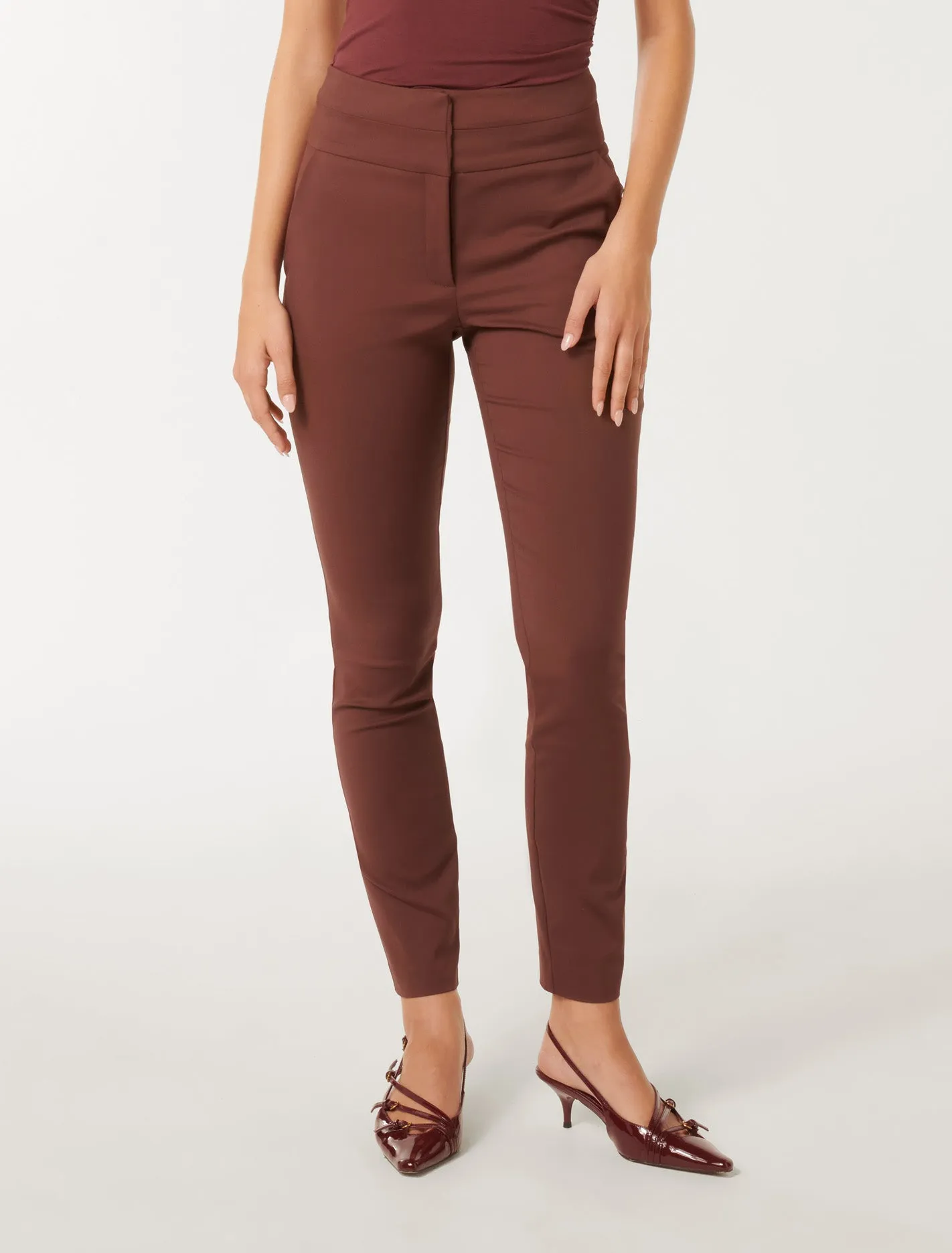 Georgia High Waist Full Length Pants