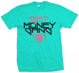 Get Money Gang - Aqua Blue T-Shirt