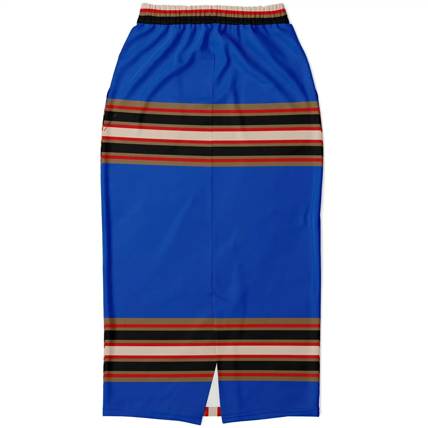 Gold Line Blue Eco-Poly Long Pocket Skirt