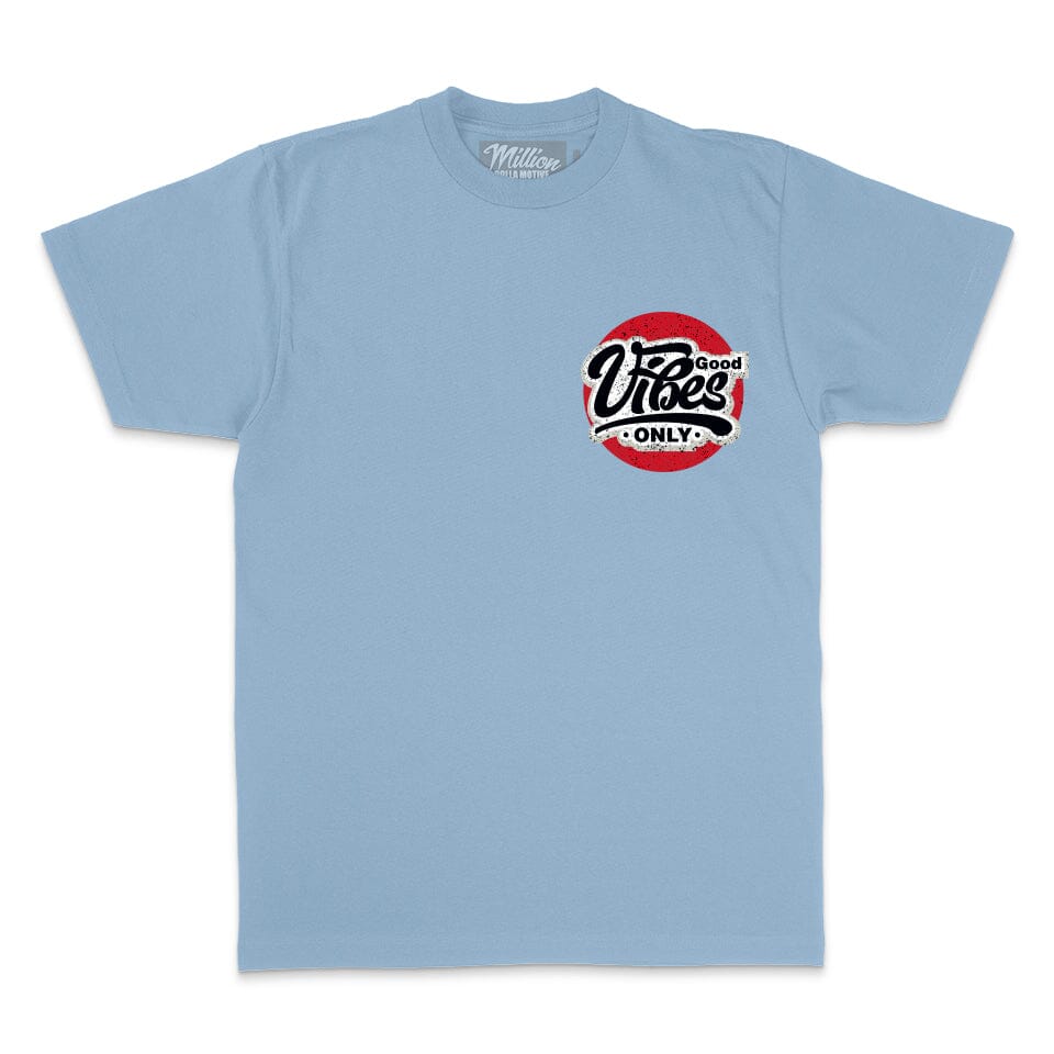 Good Vibes Only - University Blue T-Shirt