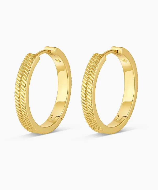 Gorjana Venice Hoops - Gold