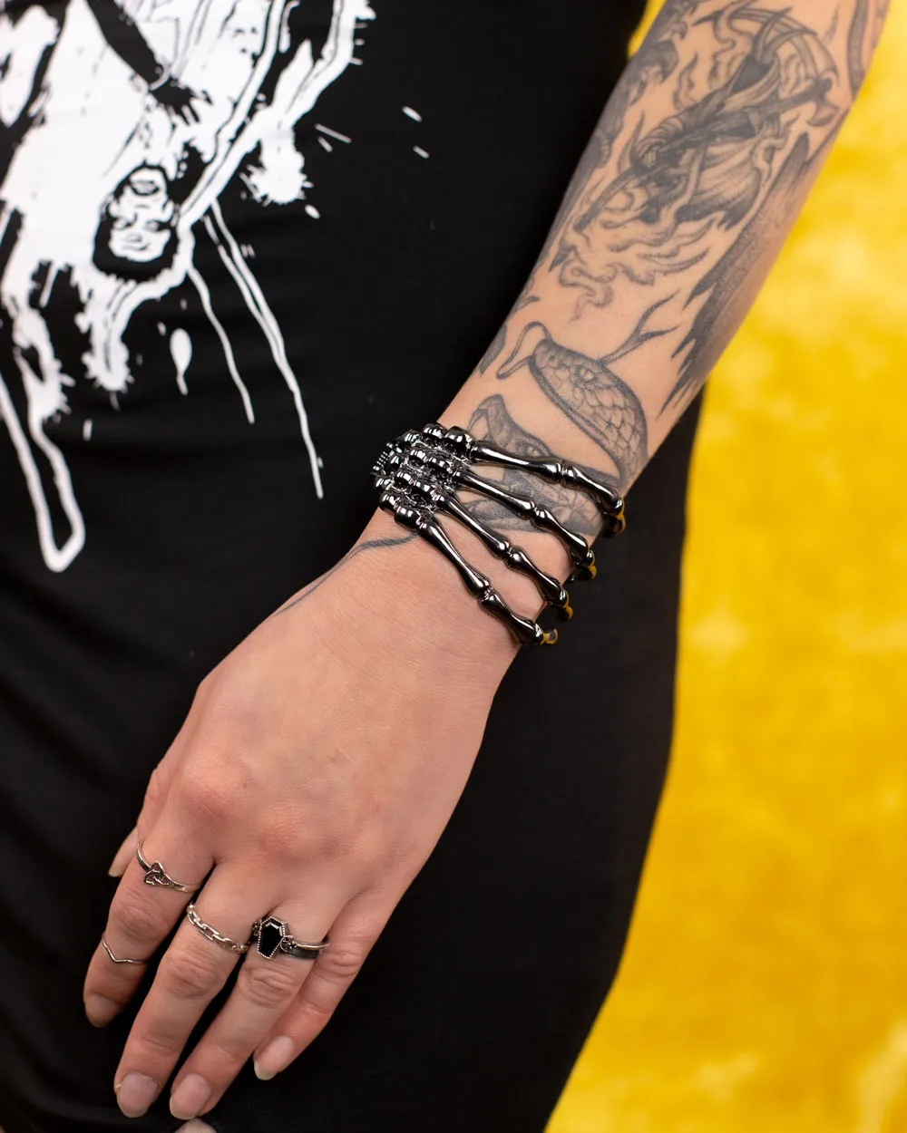 Grave Keeper Cuff - Black