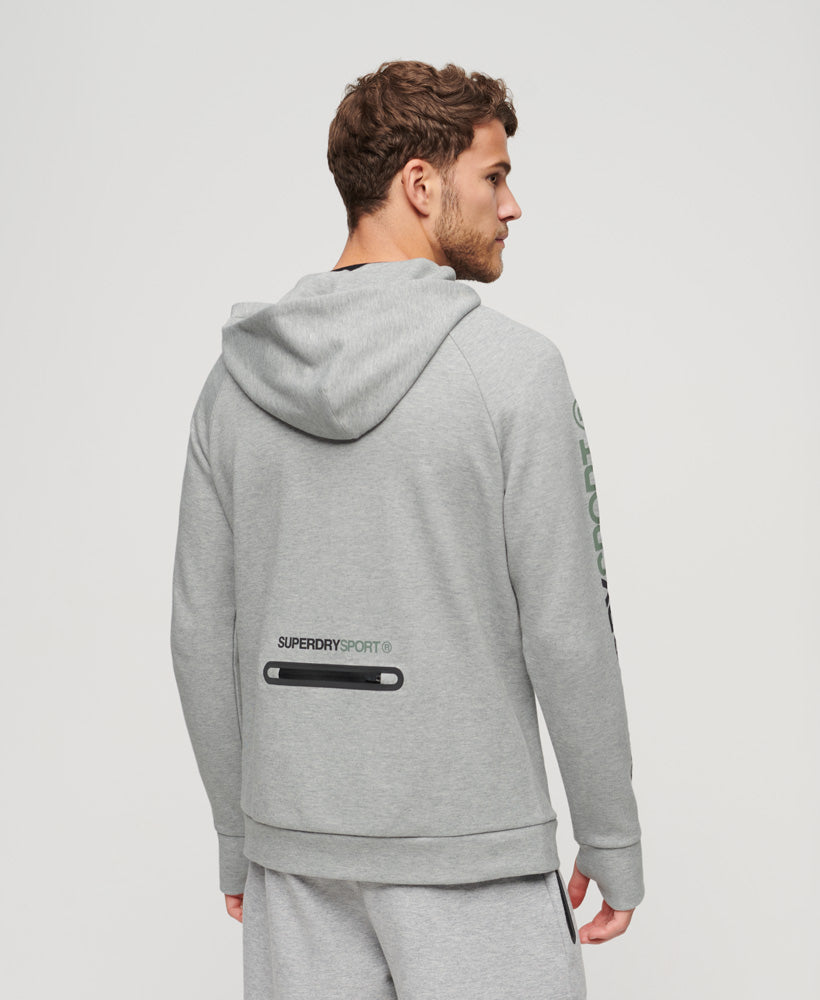 Gymtech Hoodie | Grey Marle