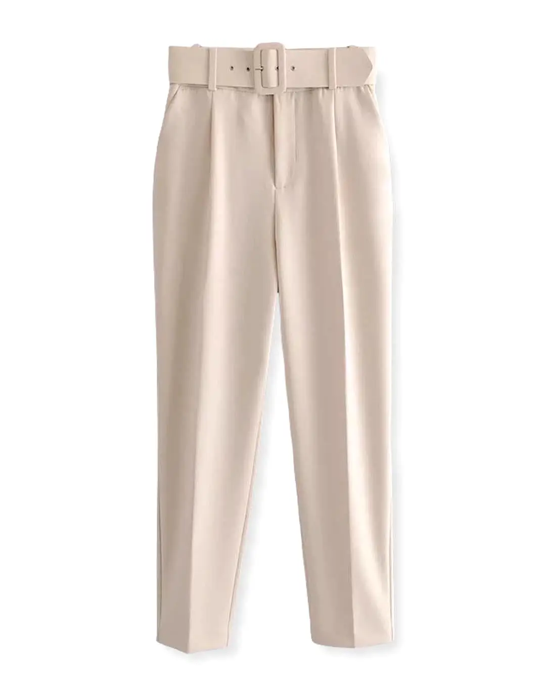 High Waisted Office Style Slim Pants