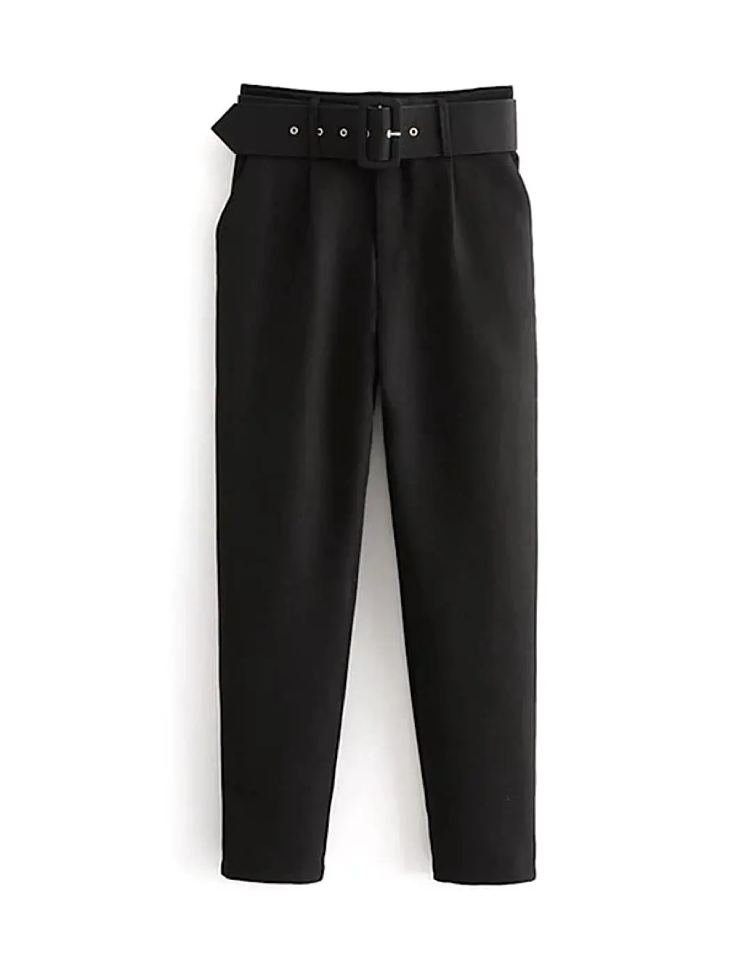 High Waisted Office Style Slim Pants