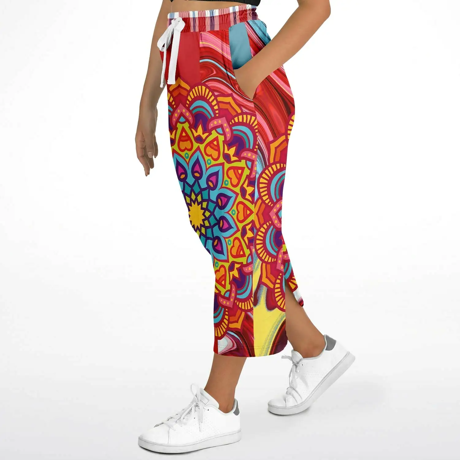 Hippy-Dippy Mandala Long Pocket Skirt